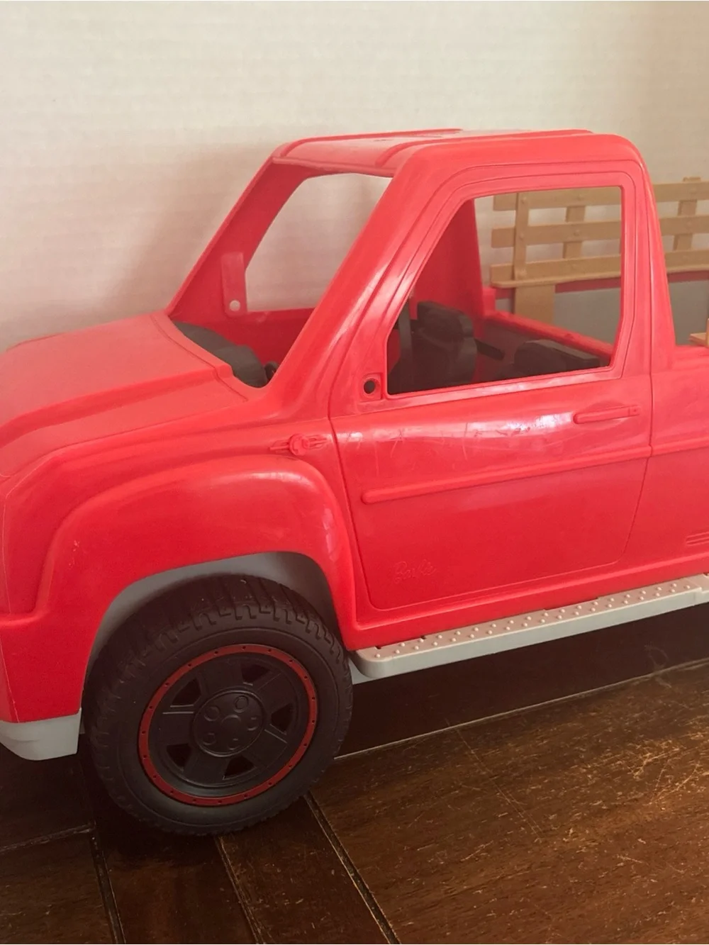 Barbie Doll Sweet Orchard Farm Truck 2017 Mattel Red Pick Up Toy Vehicle